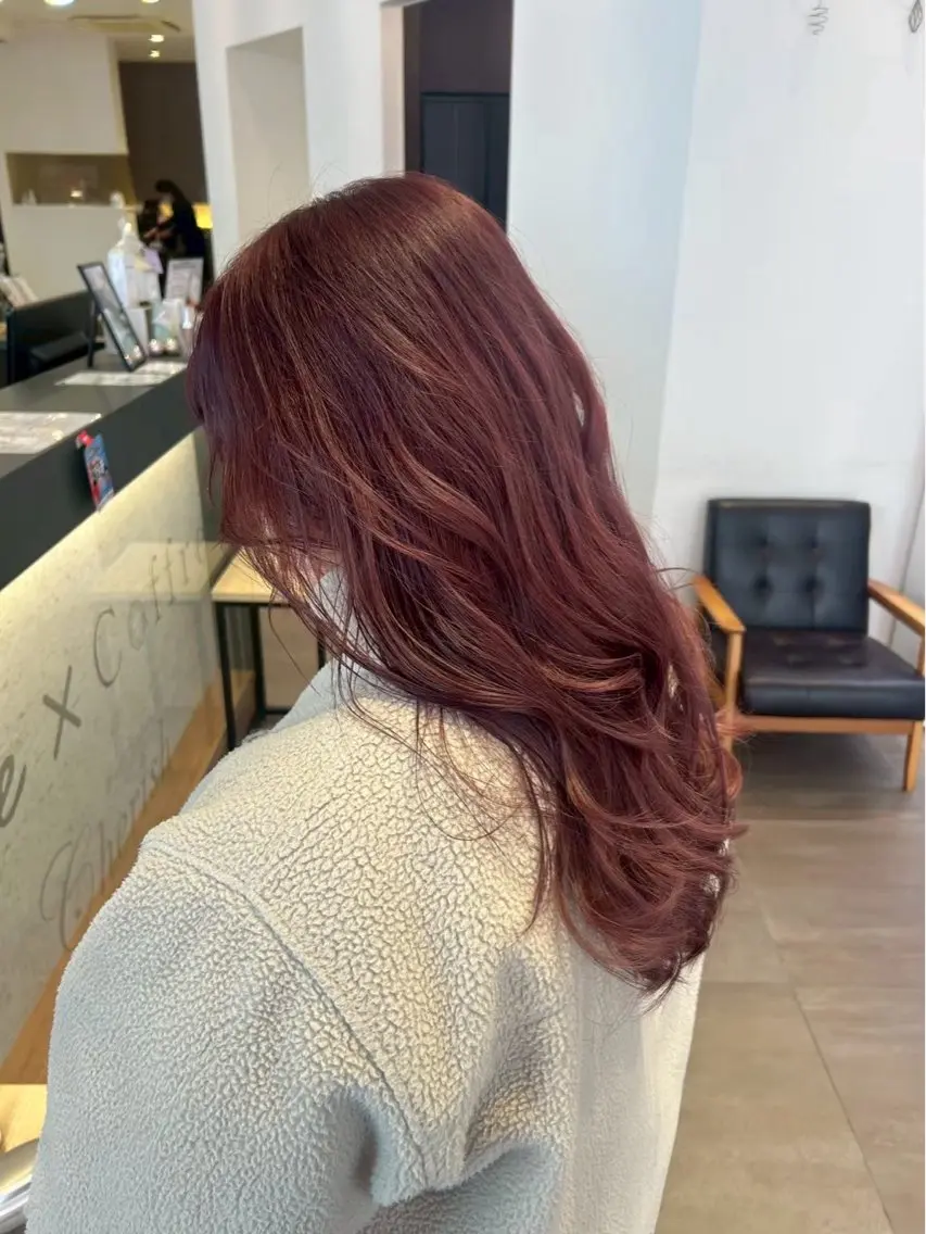 ロング カラー ヘアアレンジ 京野 美月のヘアスタイル