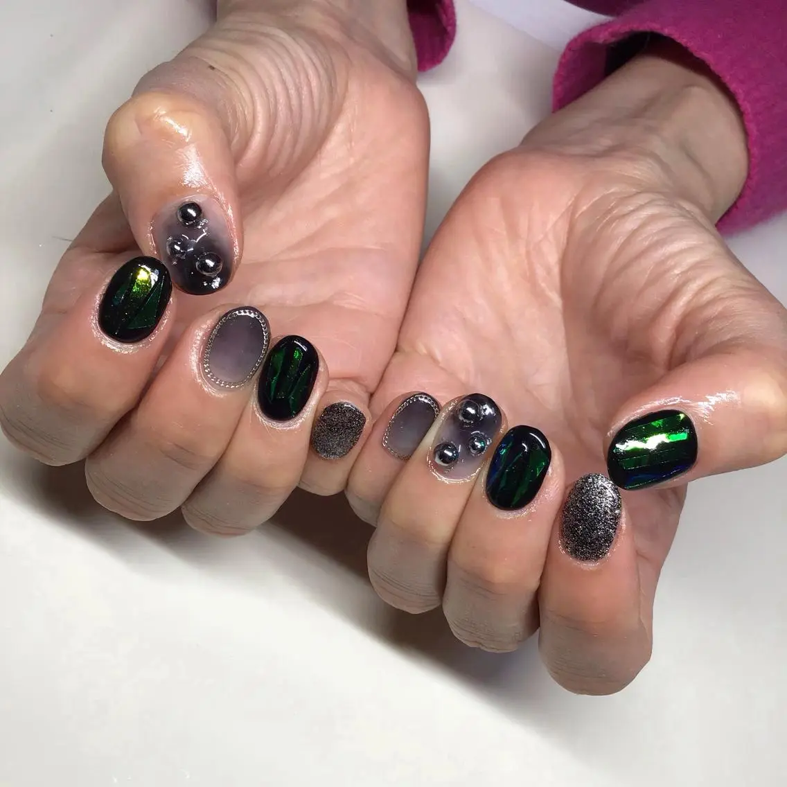 ネイル ニュアンスネイル 福田 加奈のネイルデザイン