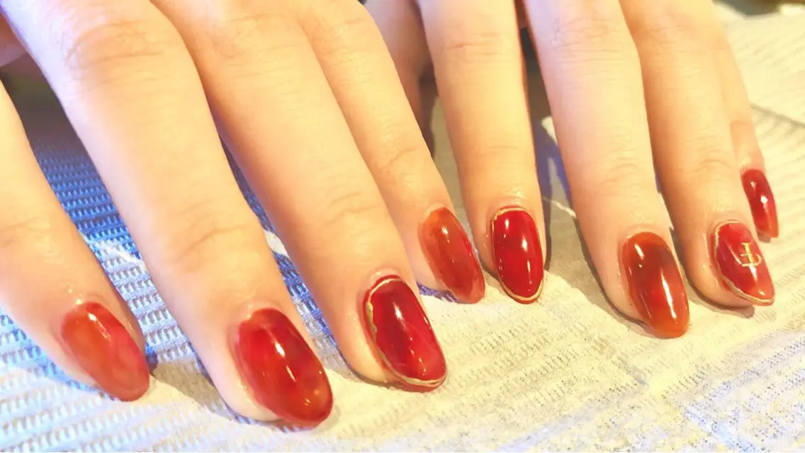 ネイル ニュアンスネイル TRAM-nail moriizumiのネイルデザイン