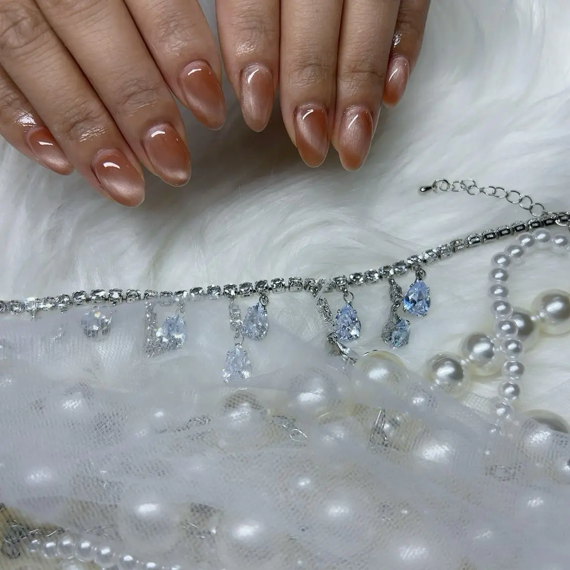 ネイル キラキラネイル マグネットネイル ハンドネイル ハンドケア my nail plus野江内代のネイルデザイン
