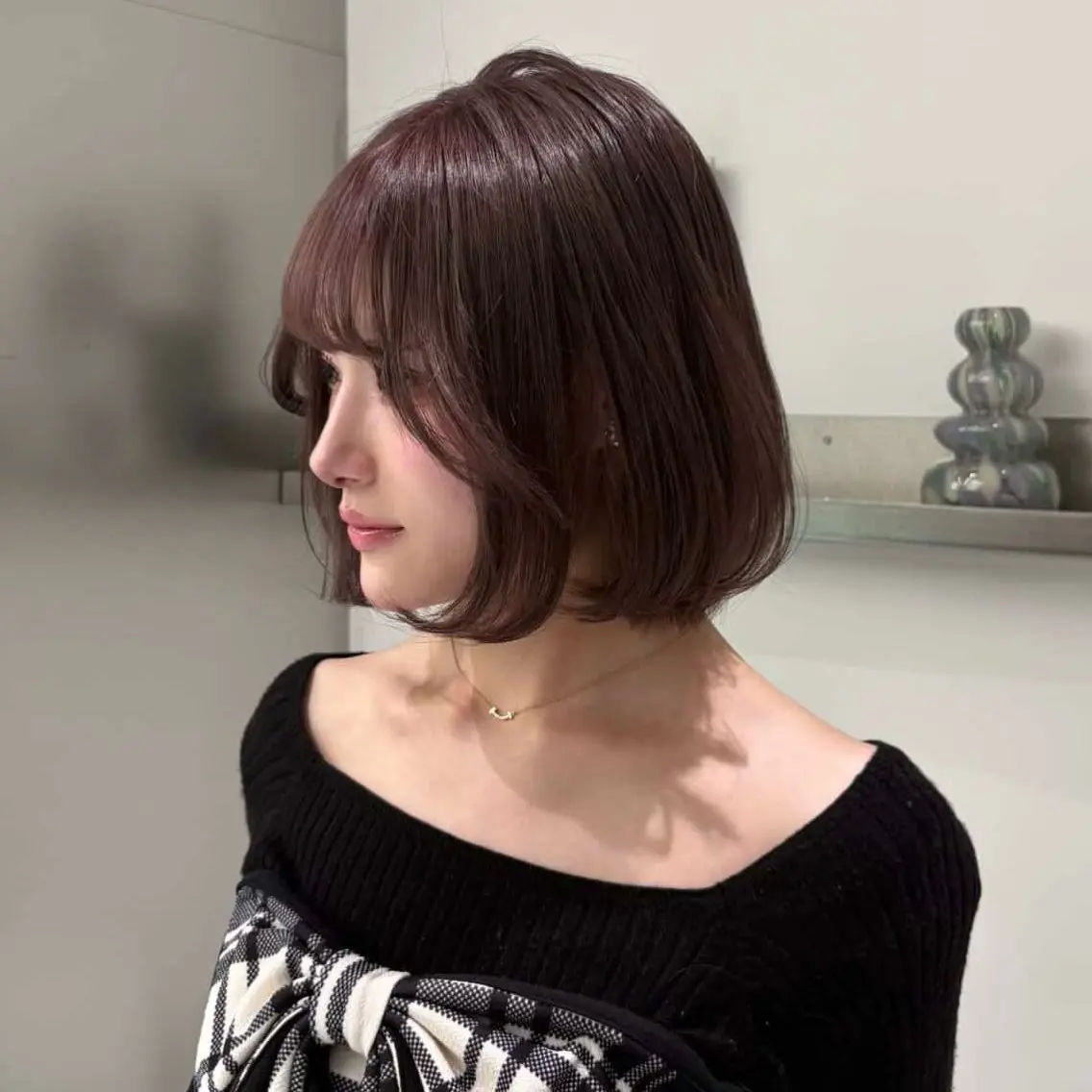 カラー ヘアカラー 透明感カラー/レイヤ ーカットりこ🤎🫧のヘアスタイル