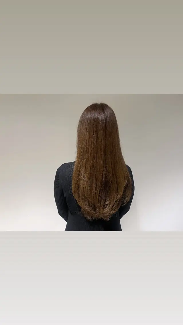 ロング 長野 美沙のヘアスタイル
