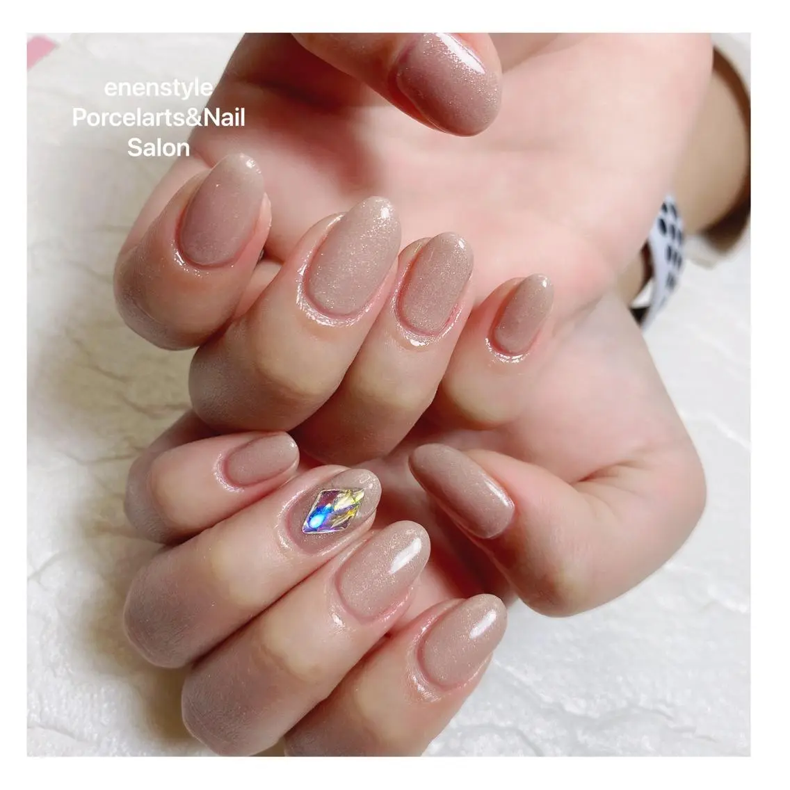 ミディアム ネイル 🐾enen style 🐾のネイルデザイン