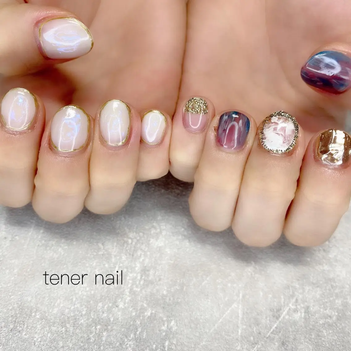 ネイル ニュアンスネイル テネルネイル tener nailのネイルデザイン