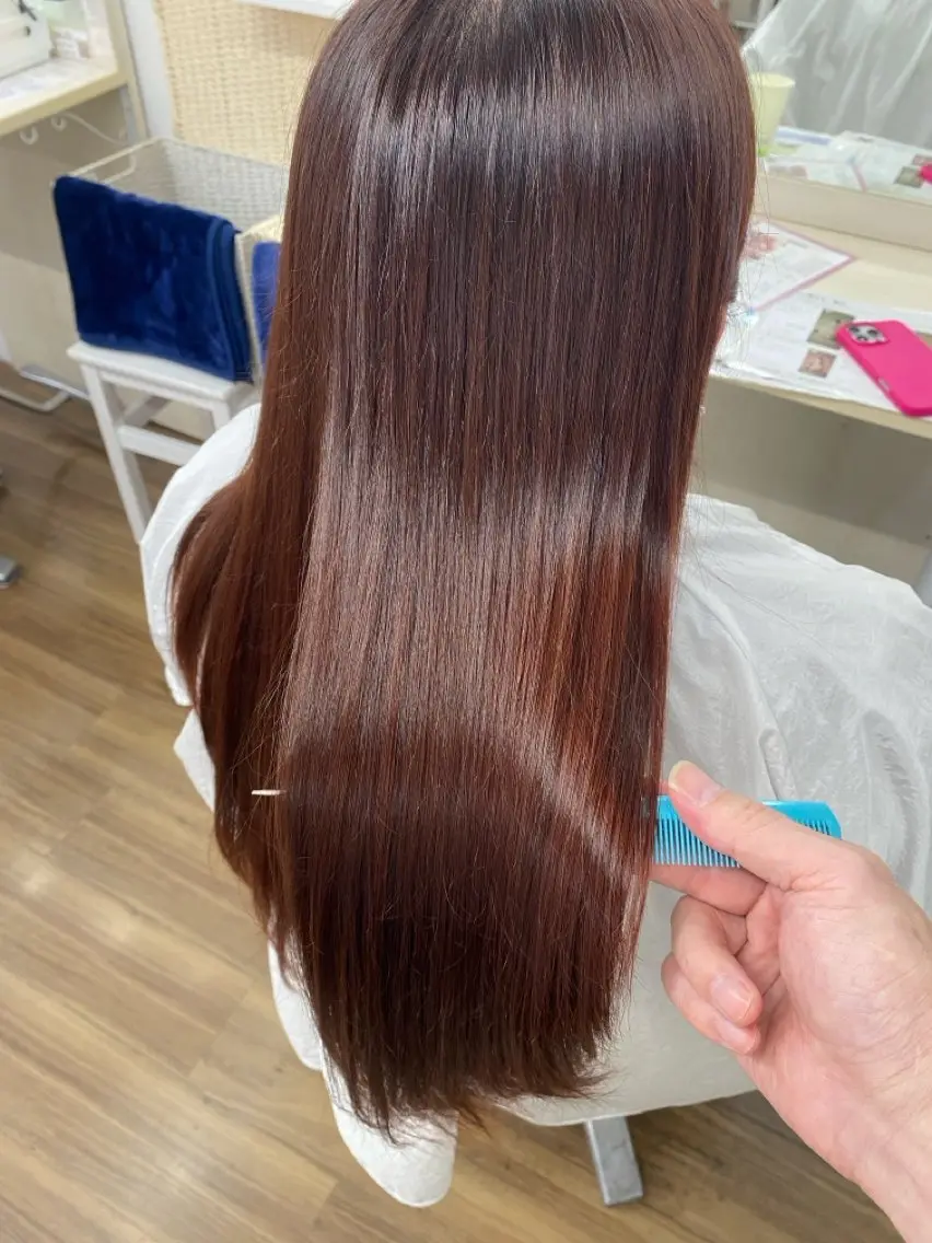 ロング トリートメント GLOSS 心斎橋 山上のヘアスタイル