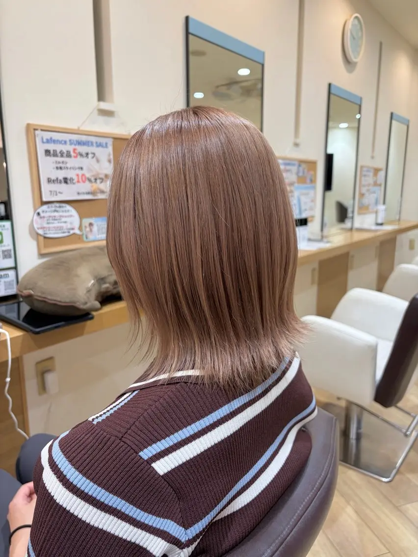 🩵ご新規様限定🩵ダブルカラー+内部補正トリートメント※ブリーチ可(当店ご来店が初めての方)の写真