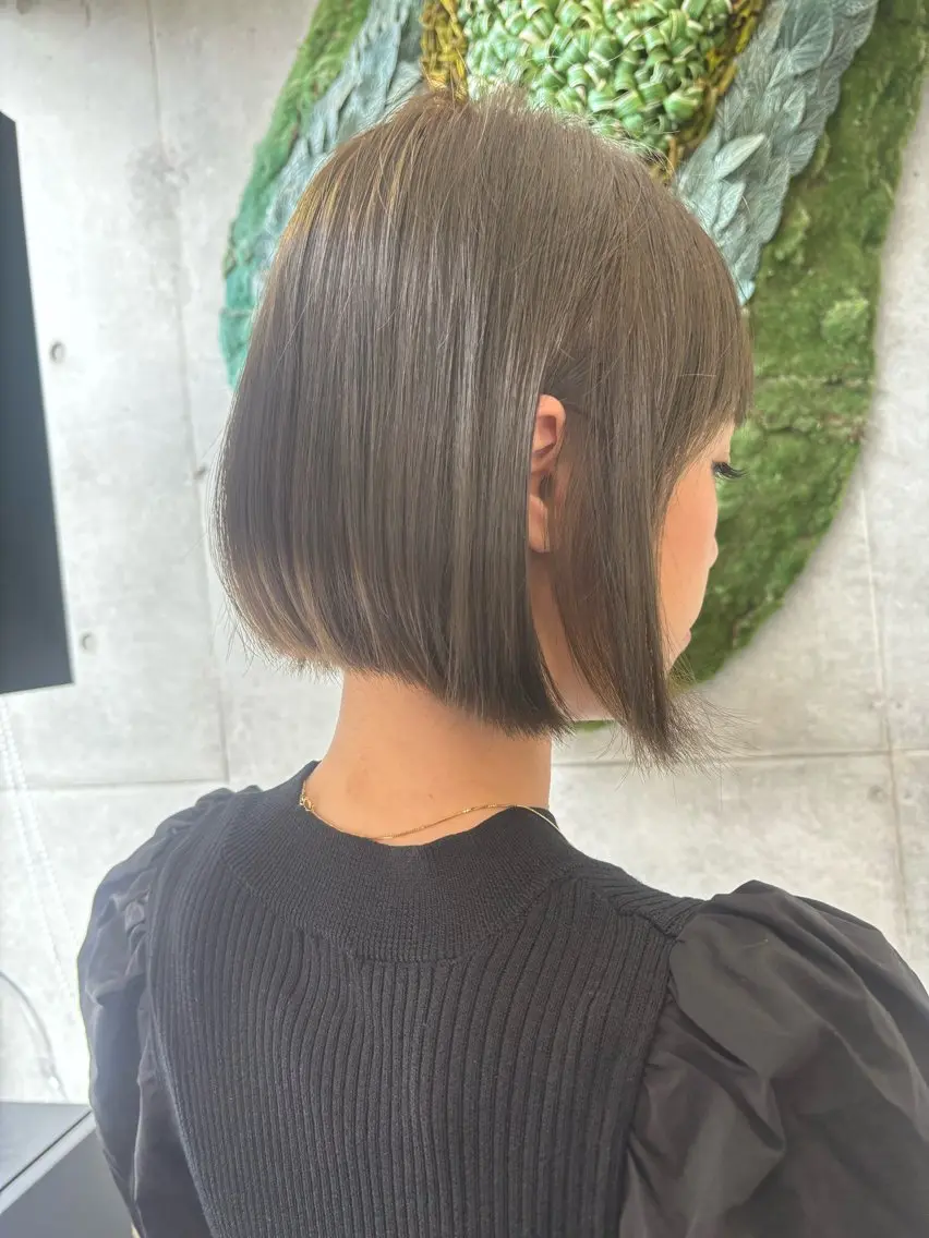 ブリーチなしダブルカラー➕トリートメント➕前髪カットの写真