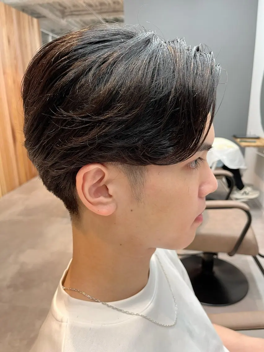 ショート カット パーマ パーマ、髪質改善 川崎祐介のヘアスタイル