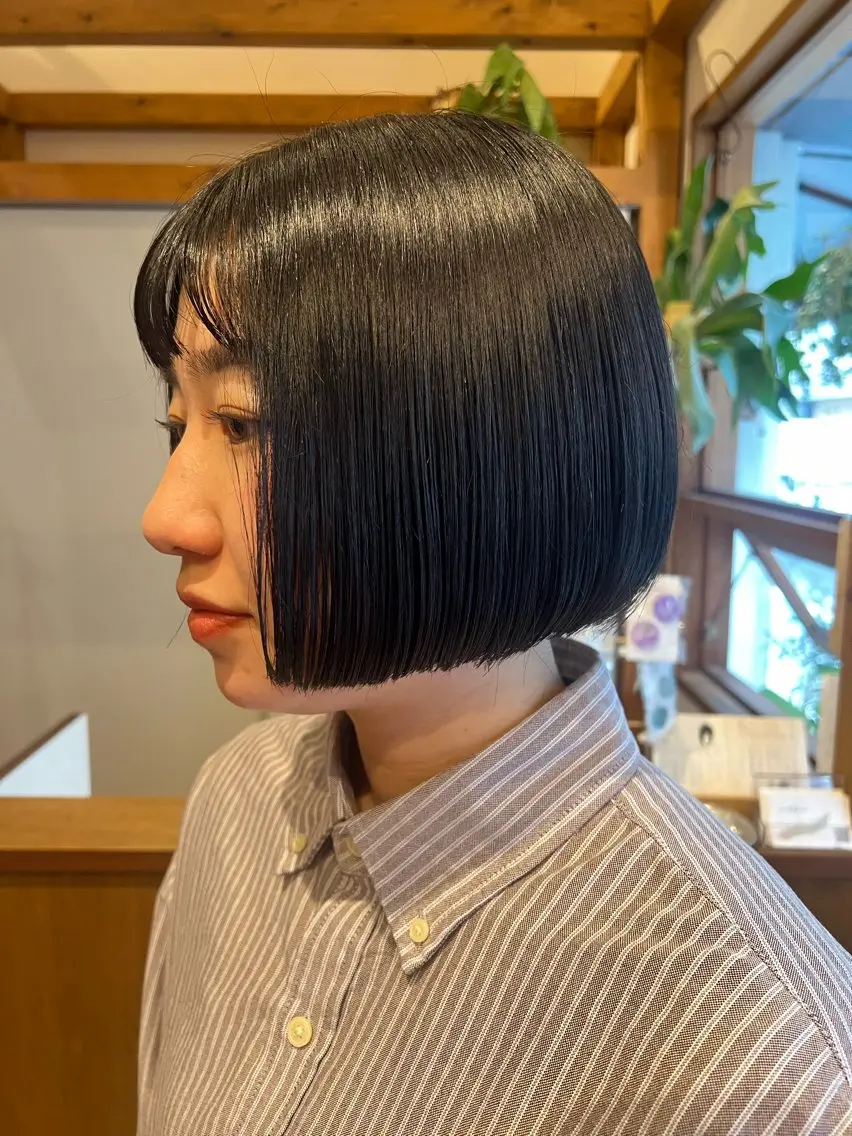 ショート カラー カット ヘアカラー トリートメント ENIF　大島 芽生のヘアスタイル
