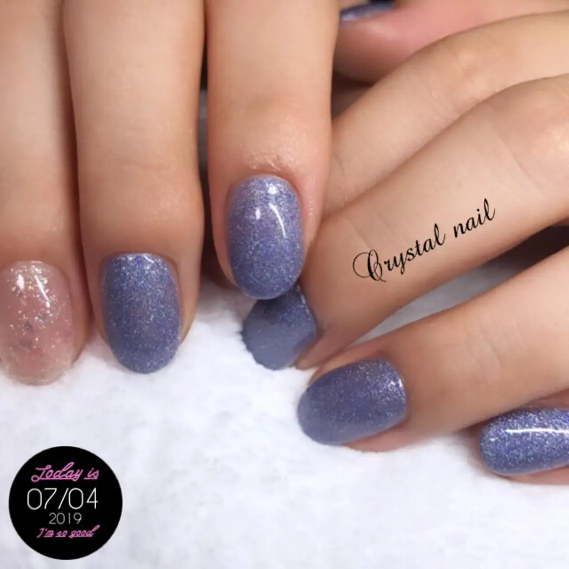ネイル ラメ(グリッター) ハンドネイル SCENERY NAILのネイルデザイン