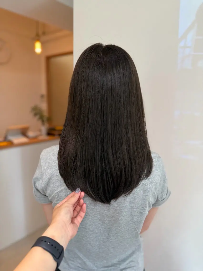 カラー ヘアカラー トリートメント ヘッドスパ 💇🏻♀️結/ 川崎美容師のヘアスタイル