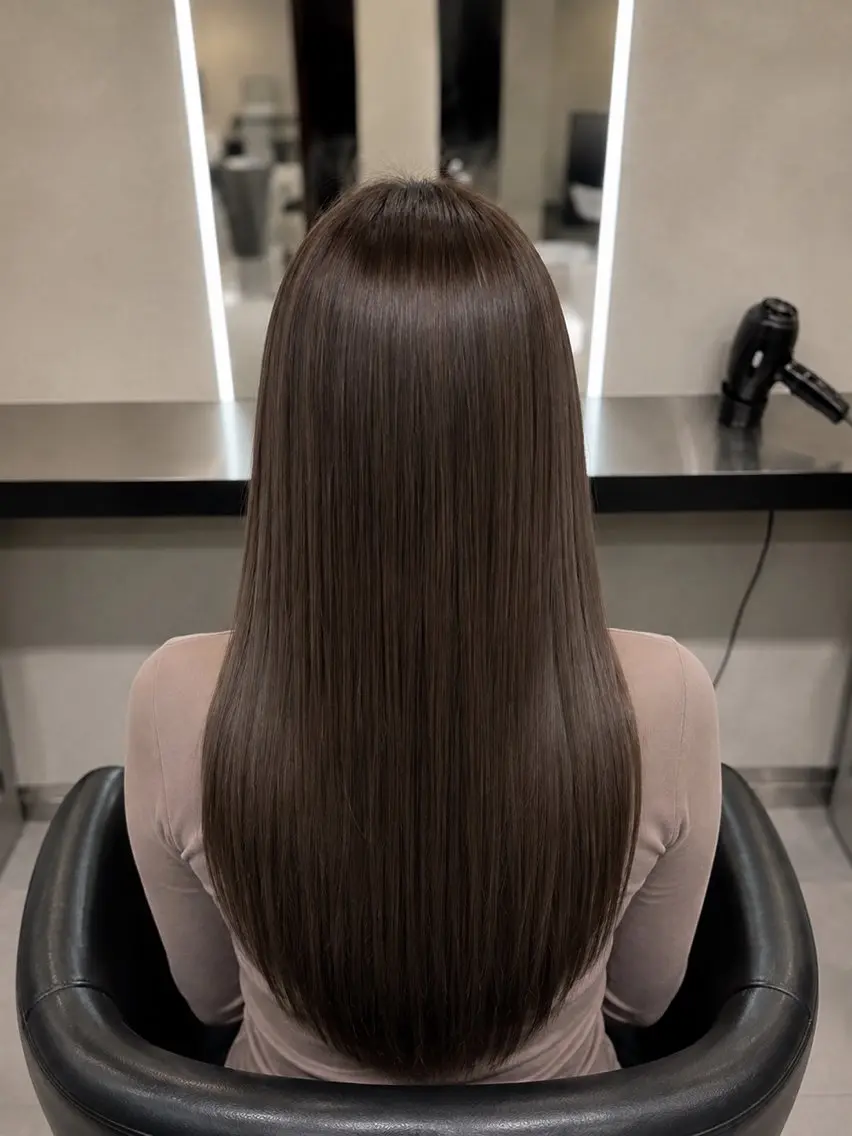 ミディアム カラー ブラウンカラー トリートメント 🌈ウルトワ水素 髪質改善naru🌈のヘアスタイル