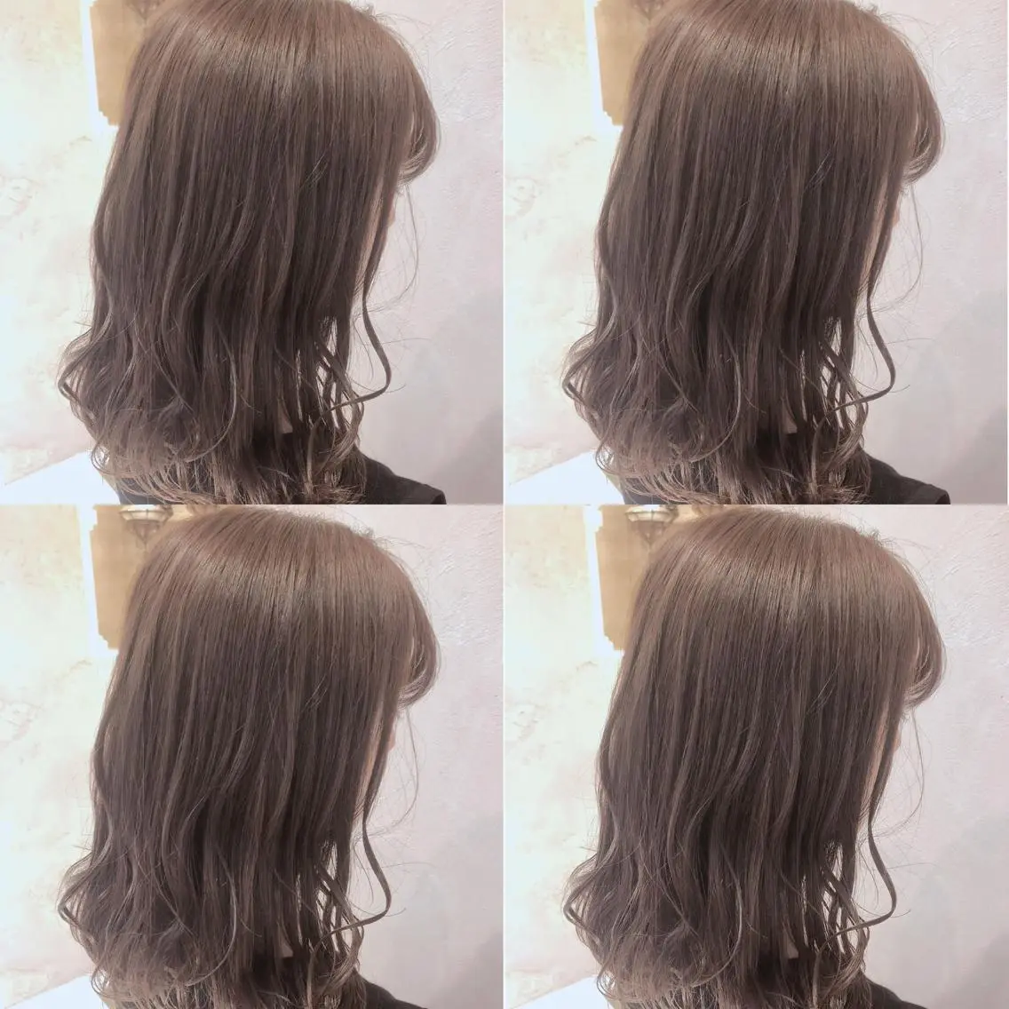 セミロング カラー 韓国風ヘア✻透明感 カラー✻yukaのヘアスタイル