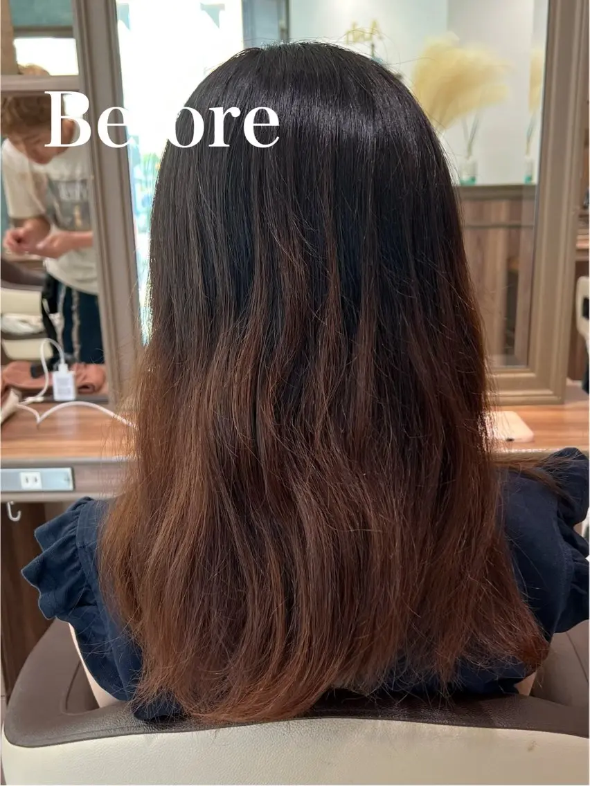 ロング カット 縮毛矯正 トリートメント 🍁髪質改善カラー/ 縮毛矯正/谷口雄太のヘアスタイル