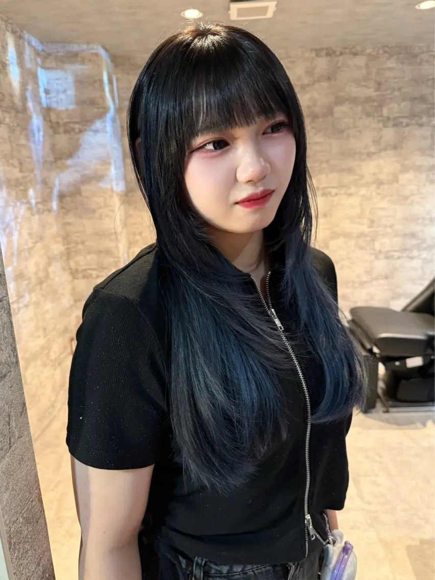 ロング カラー 似合わせカット カット ヘアカラー トリートメント mai / linoah˚✧のヘアスタイル