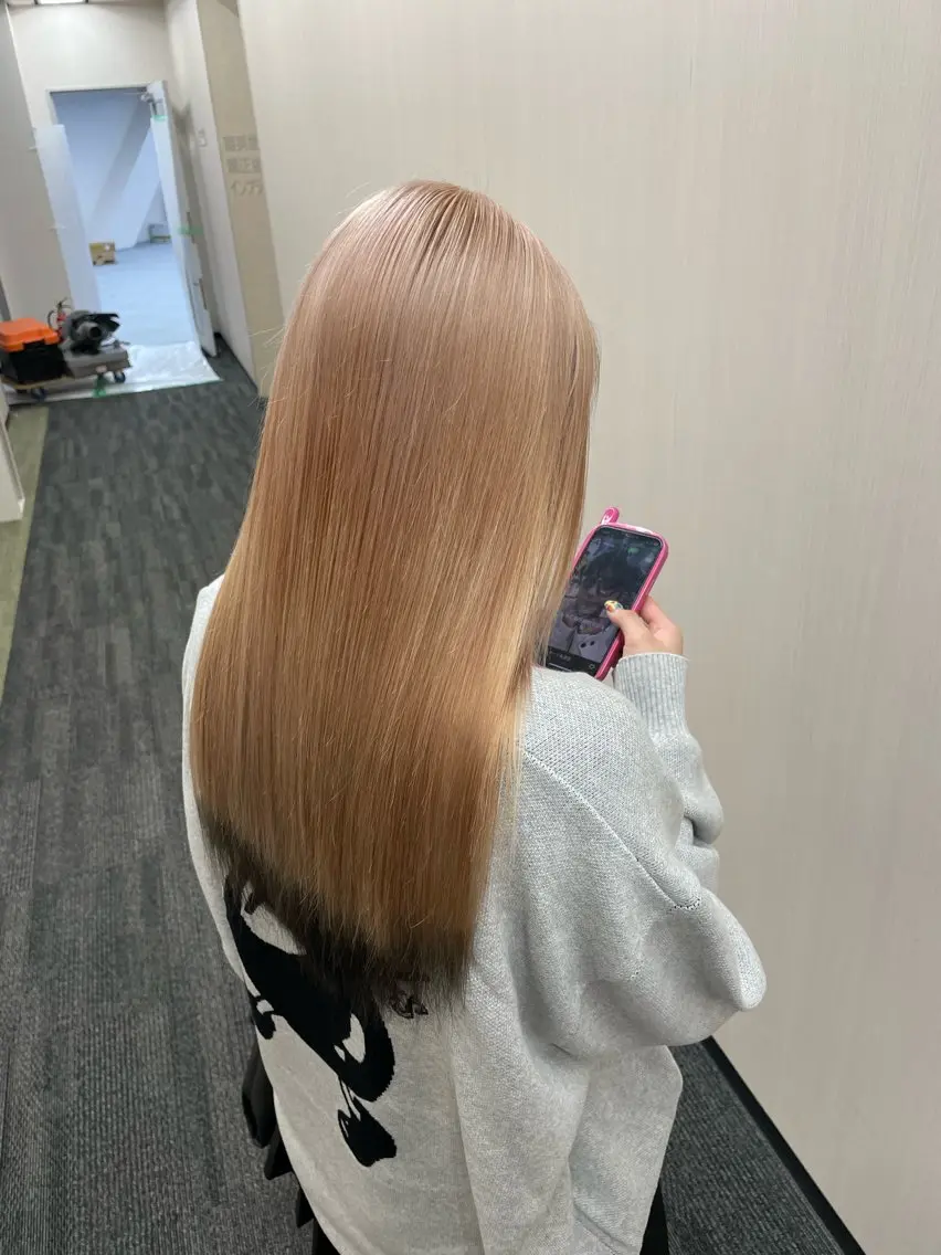 ロング カラー ヘアアレンジ ヘアカラー トリートメント ヘッドスパ ヘアセット ショート特化⌇ カラー⌇妃菜🎀のヘアスタイル
