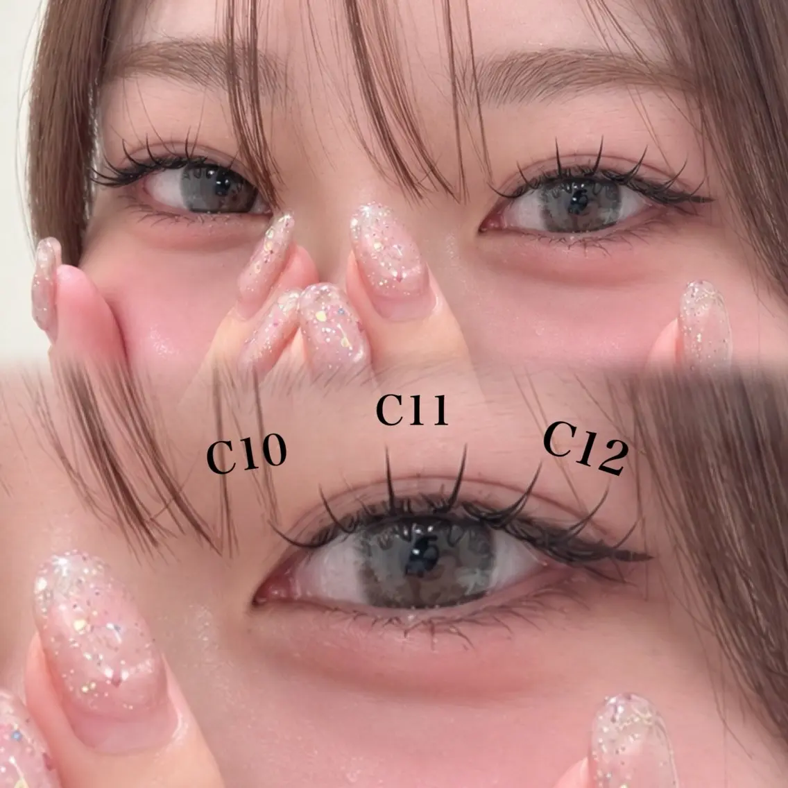 マツエク・マツパ 束感まつ毛 Cカール ナチュラル マツエク 梅田/LEDまつエク /Mai🎀ིྀのマツエク・マツパデザイン