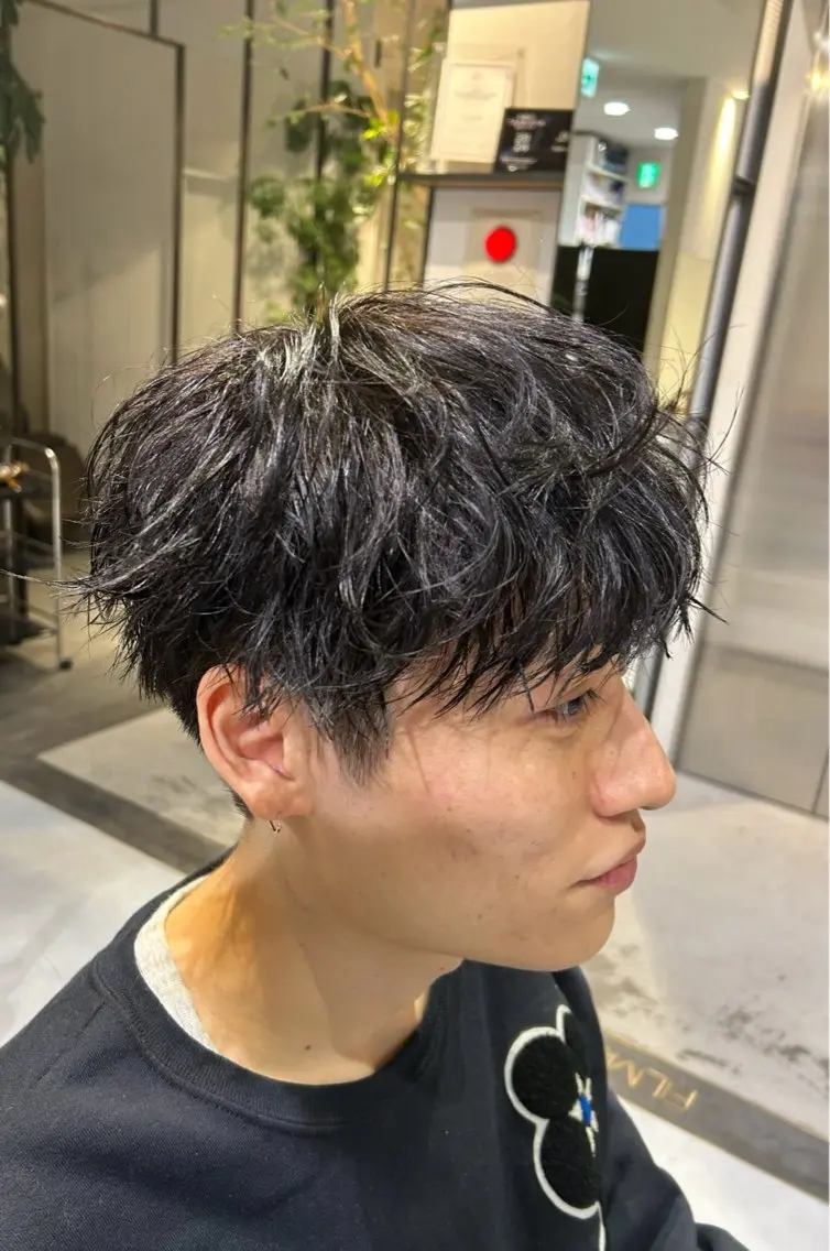 パーマ メンズ メンズ清潔感のプロ 💈メンズパーマ藤田のヘアスタイル