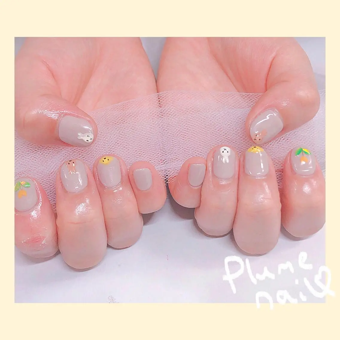 ネイル オーロラネイル キラキラネイル 韓国ネイル ワンカラーネイル 春ネイル その他 plume nail ☆韓国ネイルのネイルデザイン