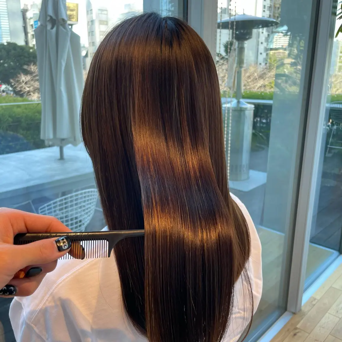 セミロング トリートメント 🥀似合わせ🥀 柔らかカラー・タイトのヘアスタイル