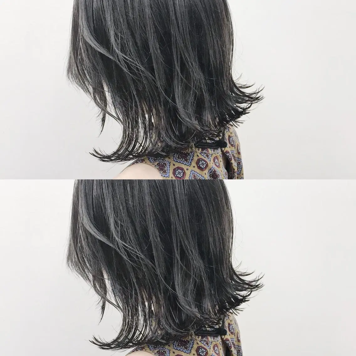ミディアム カラー 永岡 鉄平のヘアスタイル