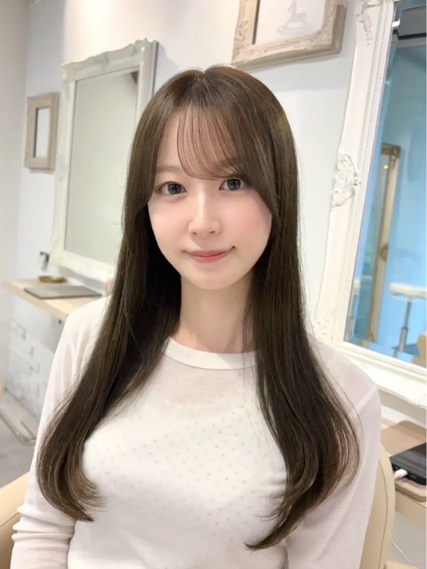 【現金のみ】前髪縮毛矯正+前髪カット付き🪽の写真