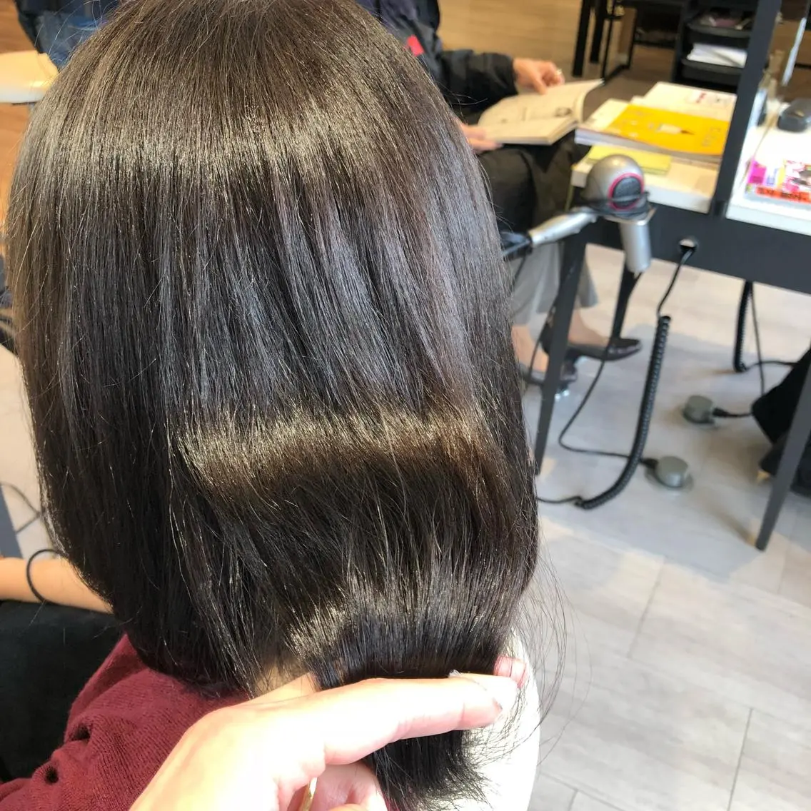 ミディアム カラー 金子 富士のヘアスタイル