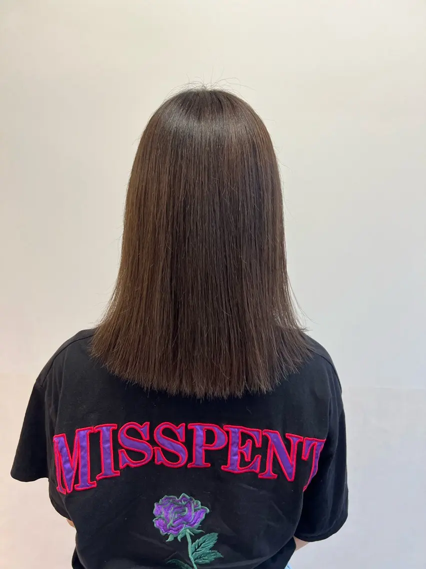 ミディアム カラー ブラウンカラー 🍇おぐら めぐみ🍇のヘアスタイル