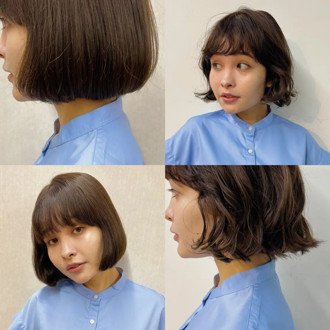 パーマ ボブ カット パーマ トリートメント ボブ/ミディアム 親しみやすさ/さくらのヘアスタイル