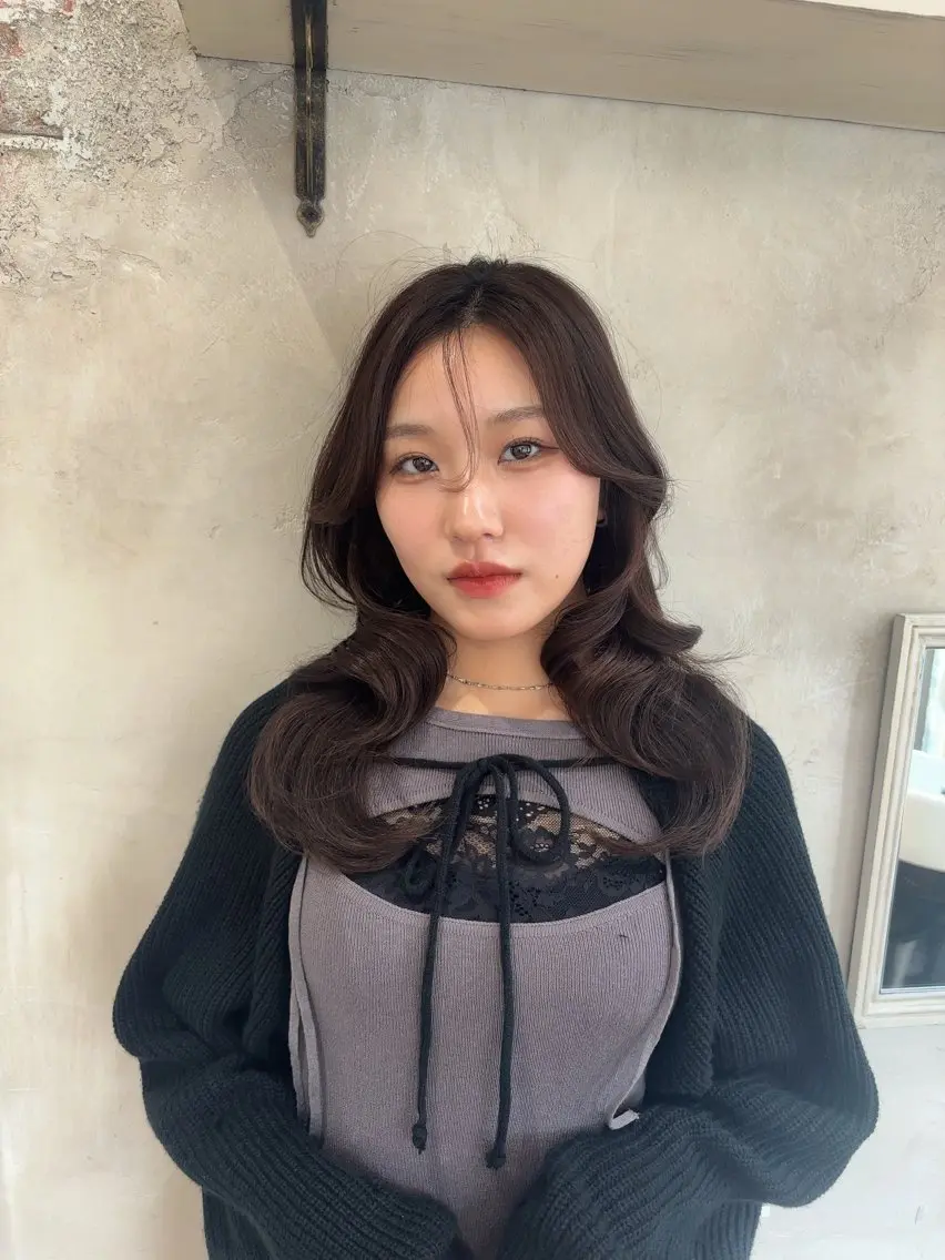セミロング 艶カラー✨ /harukaのヘアスタイル