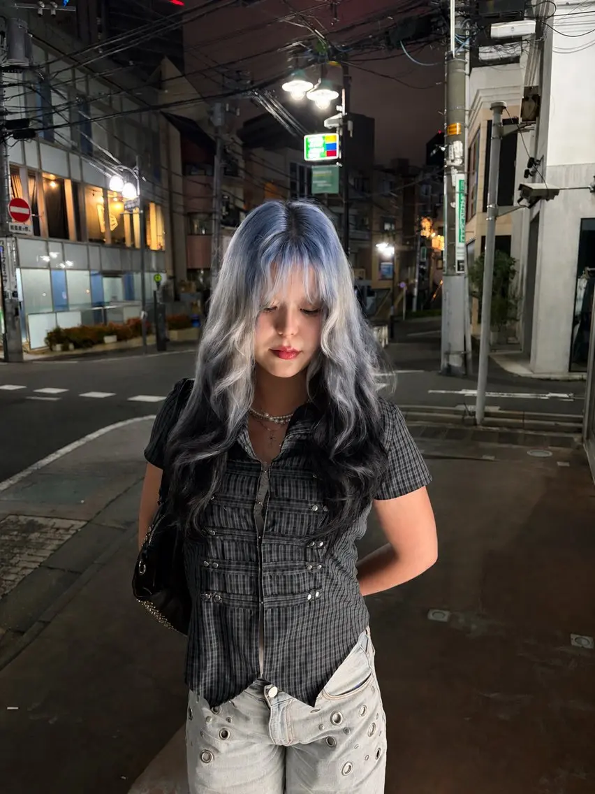 カラー ヘアカラー 杉政 柚のヘアスタイル