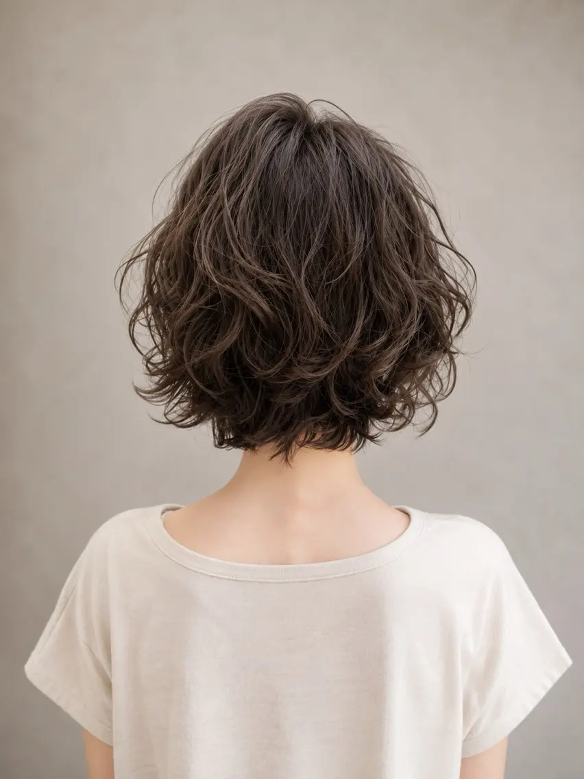 パーマ 艶髪特化×眠れる極上 シャンプー/中崎町のヘアスタイル