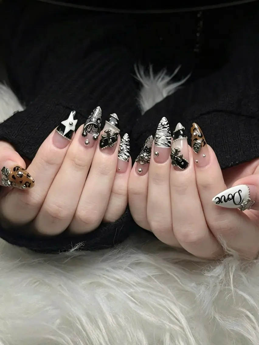 ネイル オーロラネイル グラデーション キラキラネイル 韓国ネイル ロングネイル ハンドネイル ハンドケア NEM.nail studio 京都店のネイルデザイン