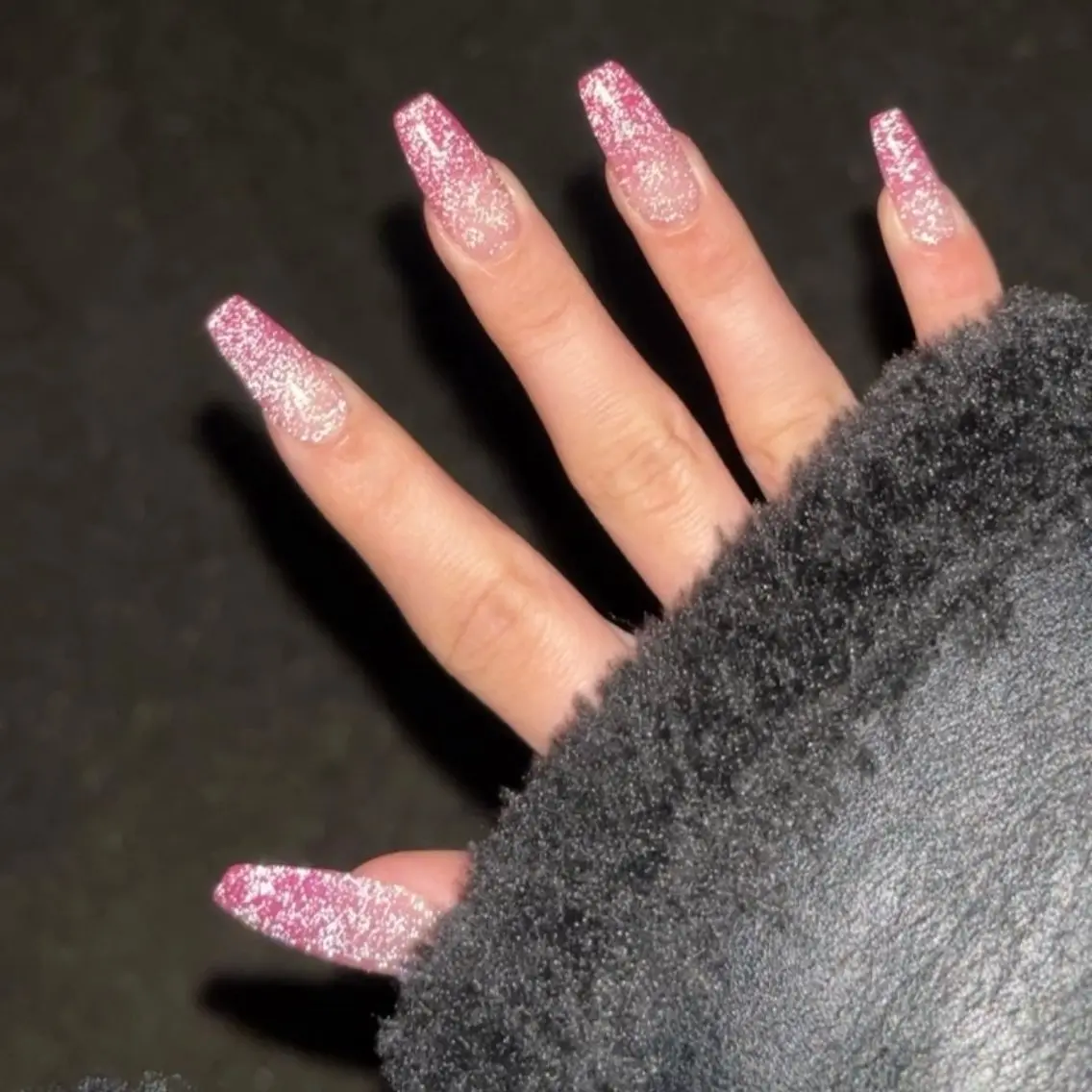 ネイル フラッシュネイル ピンク SALON ELVI.のネイルデザイン
