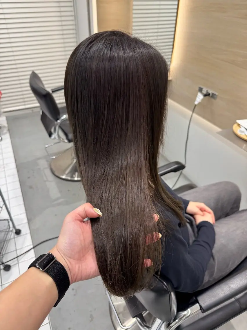 カラー ナカバチ ユイ🌼 Rizm greenのヘアスタイル
