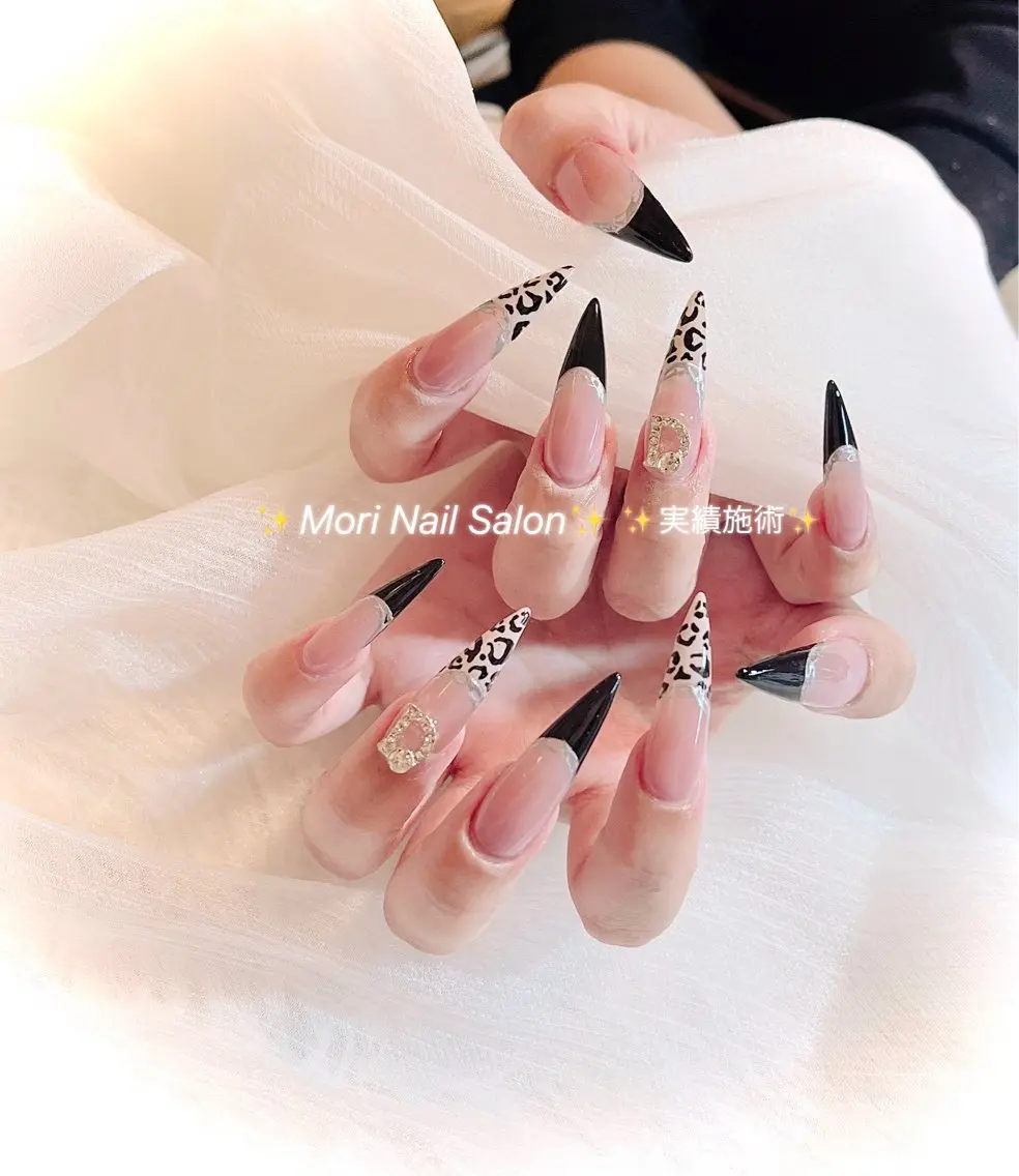 [トレンドネイル]💛🧡🤎スカルプ持ちサンプル「ADVANCE」／ロングフリ−デザイン「オフ込み」の写真
