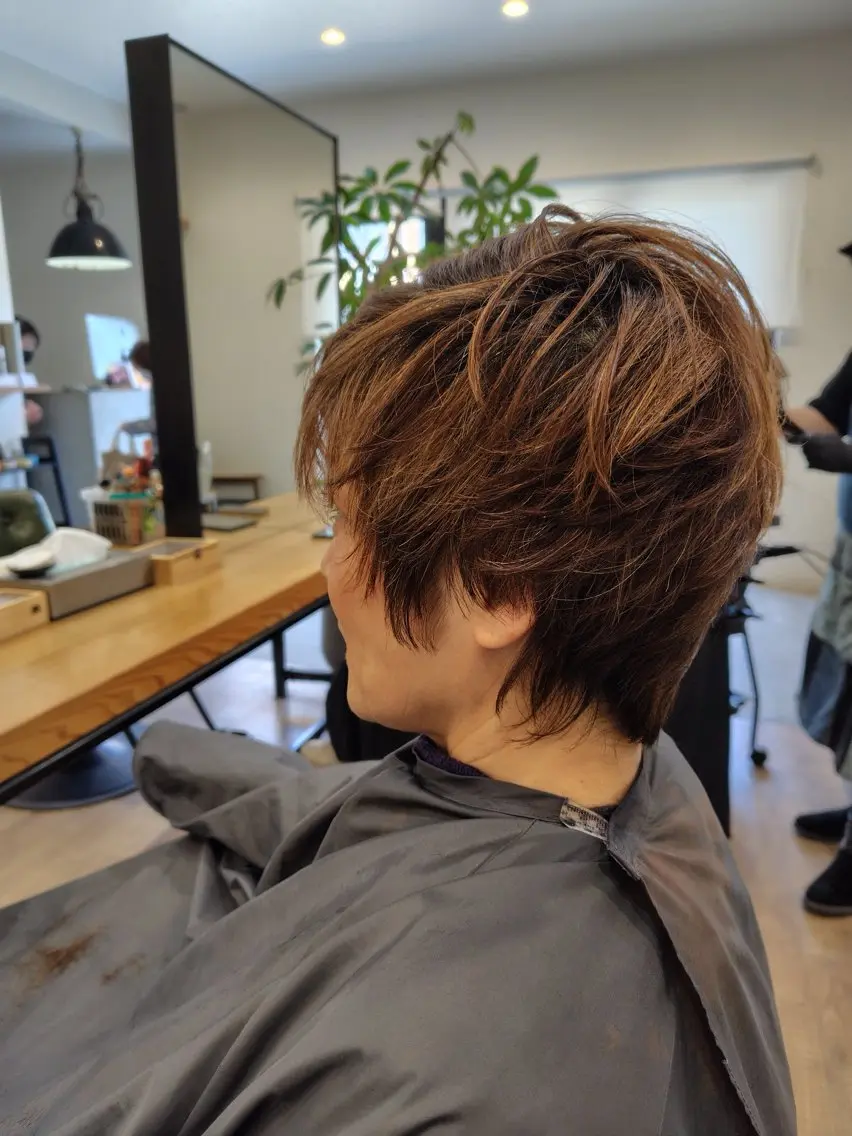 ショート 似合わせ透明感カラー 宇治　ヤマノのヘアスタイル