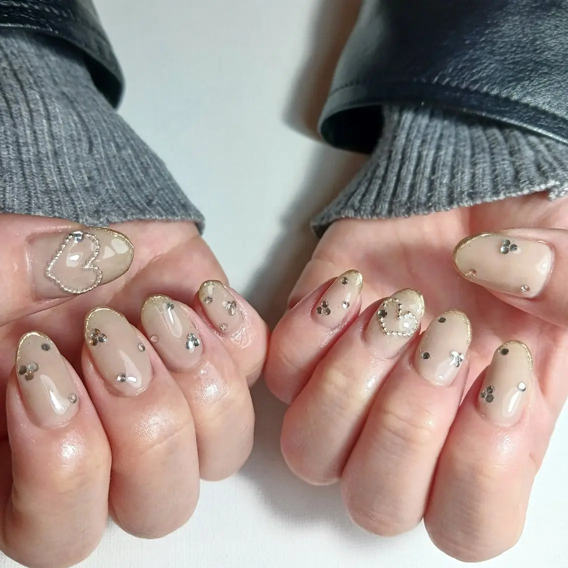 ネイル フレンチネイル ジェルネイル 持ち込み ショートネイル ハンドネイル owlnail /持込みデザイン専門のネイルデザイン