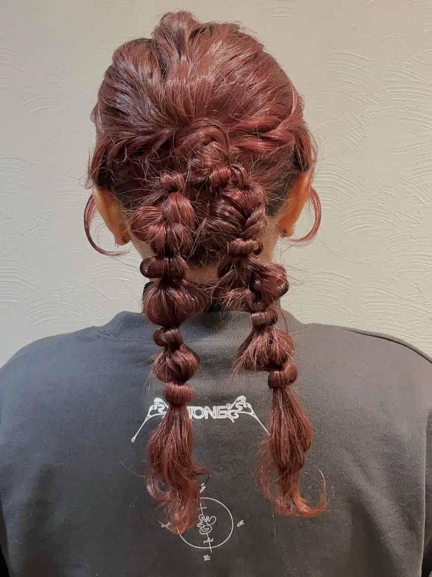 セミロング ヘアアレンジ 札幌 ヘアアレンジ 🍎 タナカセリナのヘアスタイル