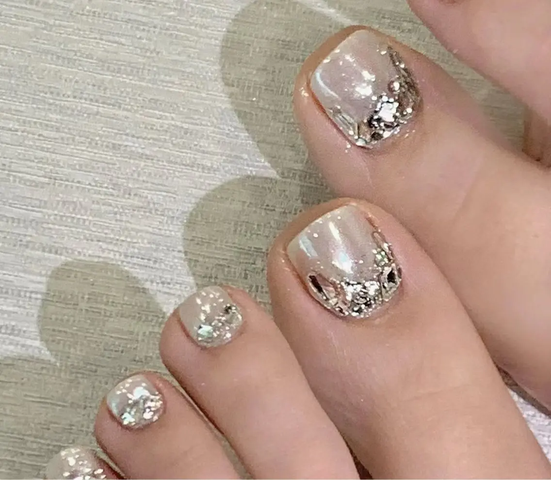 ネイル フットネイル M&Y nail salonアイコのネイルデザイン
