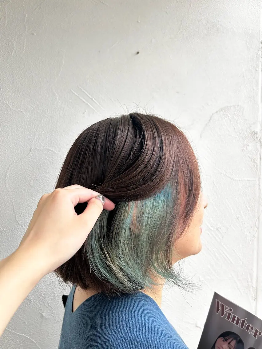 ショート ヘアカラー モデル募集🌷/ 艶カラー/大谷李緒奈のヘアスタイル