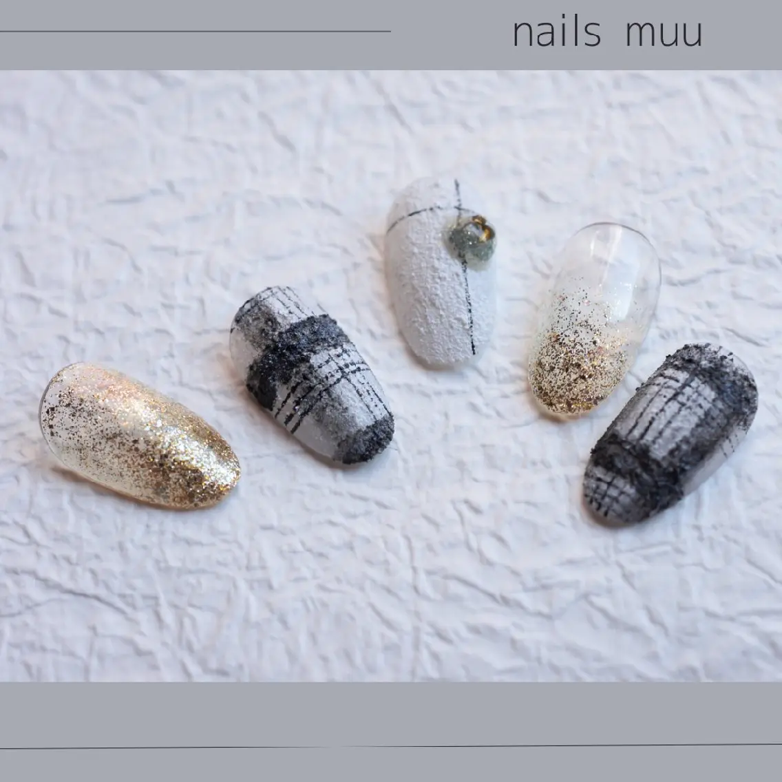 ネイル ジェルネイル ニュアンスネイル nails muu まゆのネイルデザイン