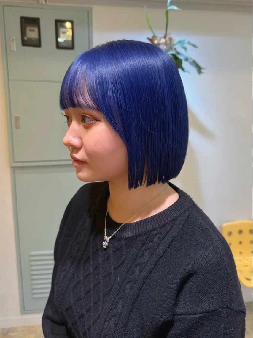 ショート ヘアカラー レイヤーカット 縮毛矯正 高杉颯汰のヘアスタイル