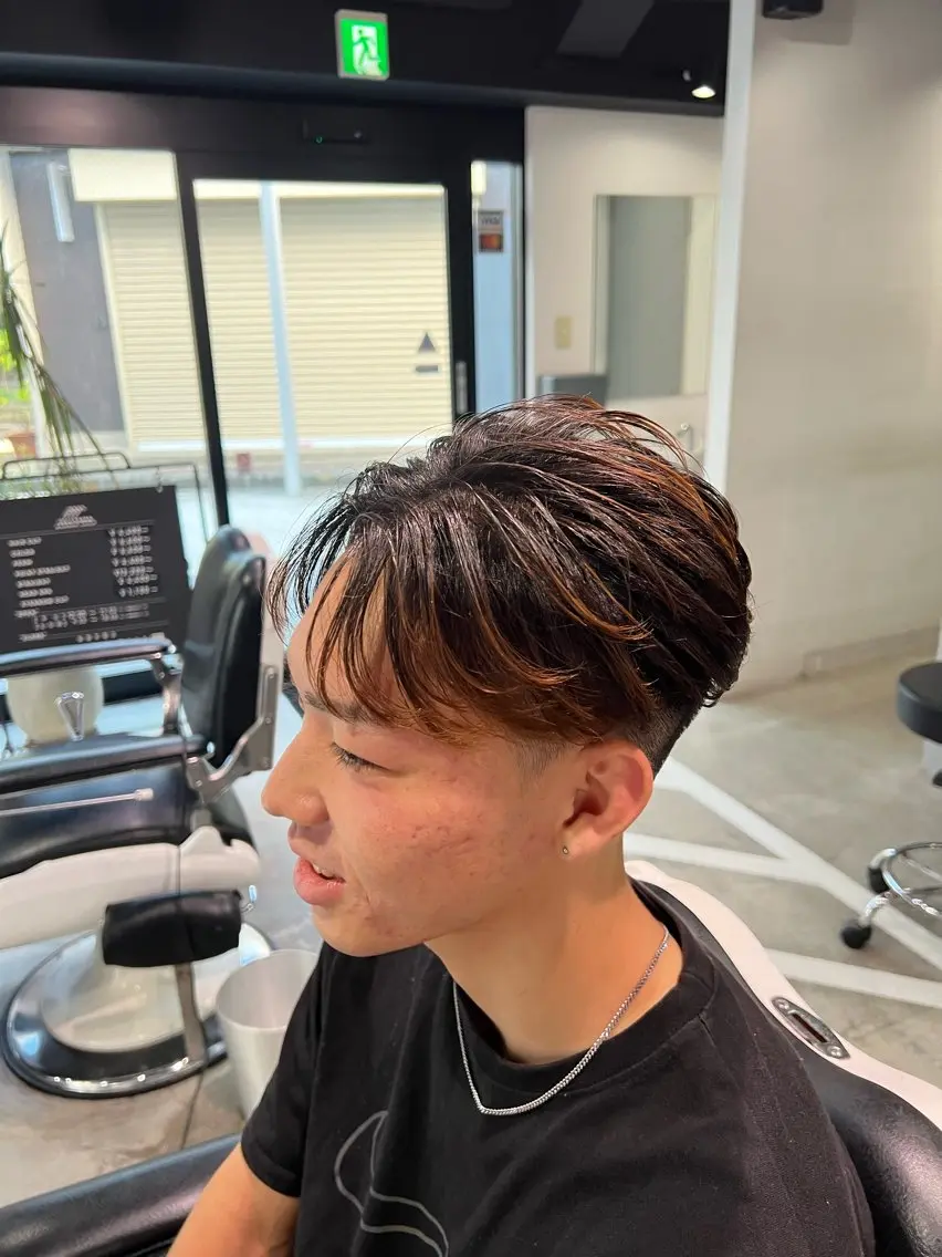 ミディアム 朝陽 /メンズヘア特化のヘアスタイル