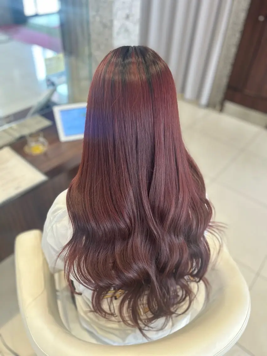 ロング カラー 艶髪/透明感 /YURIA🤍のヘアスタイル