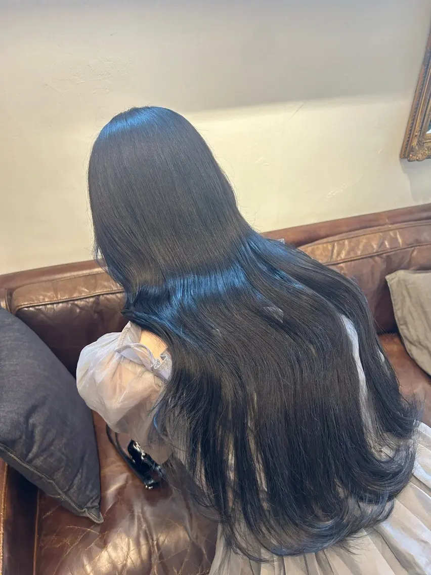 ロング 韓国風ヘア カット トリートメント LOE Yuuka/42🩵のヘアスタイル