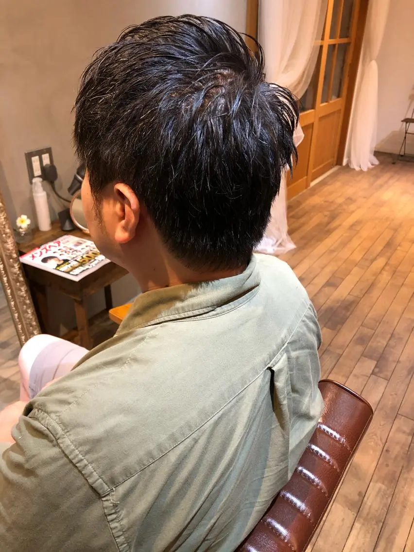 メンズカット&シャンプーの写真