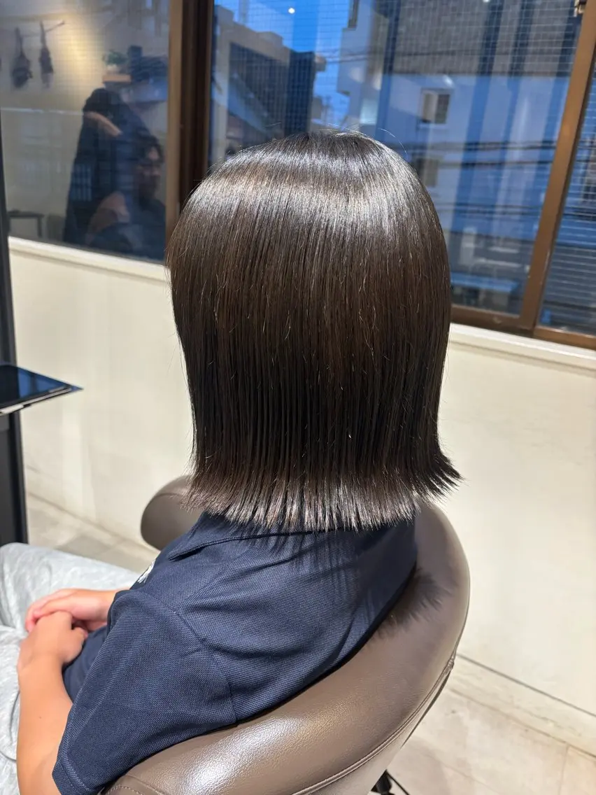 ショート カラー 透明感カラー オリーブカラー haruka🌨️ /メンズカットのヘアスタイル