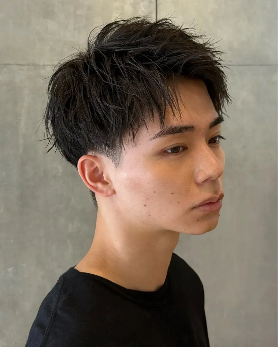パーマ メンズ メンズパーマ カット パーマ 渋谷メンズ特化 佐橋世奈のヘアスタイル