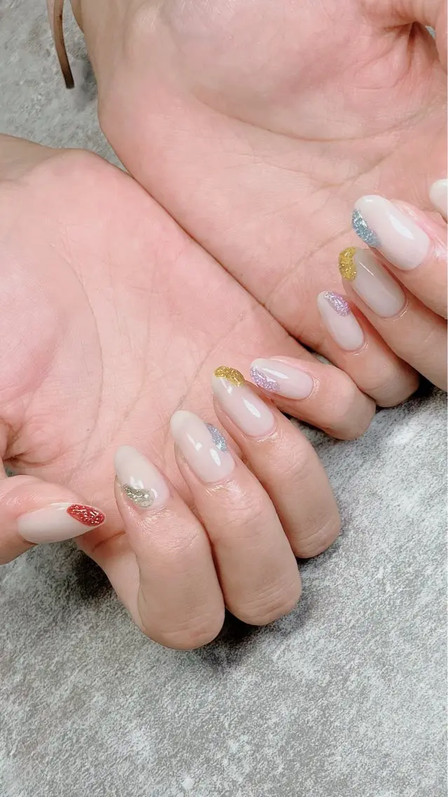 ネイル ハンドネイル ハンドケア shino🌟 痛ネイルのネイルデザイン